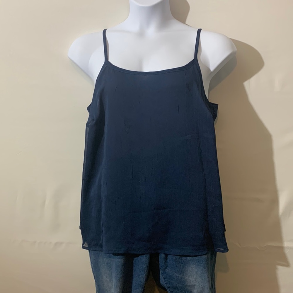 Womens Venezia camisole cami size 14/16 navy good condition